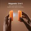 OCOOPA 2 in 1 Magnetic Rechargeable Hand Warmers, UT2s Mini Electric Handwarmers 2 Pack, Split USB-C, Reusable Portable Pocket Heater, Raynauds, Golf, Christmas, Tech Gifts for Women Men(Orange)
