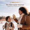 OCOOPA Magnetic Hand Warmers Rechargeable 2 Pack, AI Electric Handwarmers, Fast Heating, 3-Settings, UL Certified, Portable Heater, Gloves Fitting, Travel Essentials, Gifts Women Men, UT3 Lite(Orange)