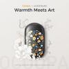 OCOOPA Magnetic Hand Warmers Rechargeable 2 Pack, AI Electric Handwarmers, Fast Heating, 3-Settings, UL Certified, Portable Heater, Gloves Fitting, Travel Essentials, Gifts Women Men, UT3 Lite(Artists in bloom- Meadow Whsiper)