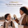 OCOOPA Magnetic Hand Warmers Rechargeable 2 Pack, AI Electric Handwarmers, Fast Heating, 3-Settings, UL Certified, Portable Heater, Gloves Fitting, Travel Essentials, Gifts Women Men, UT3 Lite(Blue)
