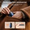 OCOOPA Magnetic Hand Warmers Rechargeable 2 Pack, AI Electric Handwarmers, Fast Heating, 3-Settings, UL Certified, Portable Heater, Gloves Fitting, Travel Essentials, Gifts Women Men, UT3 Lite(Blue)
