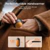 OCOOPA Magnetic Hand Warmers Rechargeable 2 Pack, AI Electric Handwarmers, Fast Heating, 3-Settings, UL Certified, Portable Heater, Gloves Fitting, Travel Essentials, Gifts Women Men, UT3 Lite(Orange)