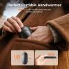 OCOOPA Magnetic Hand Warmers Rechargeable 2 Pack, AI Electric Handwarmers, Fast Heating, 3-Settings, UL Certified, Portable Heater, Gloves Fitting, Travel Essentials, Gifts Women Men, UT3 Lite(Black)