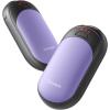 OCOOPA Magnetic Hand Warmers Rechargeable 2 Pack, AI Electric Handwarmers, Fast Heating, 3-Settings, UL Certified, Portable Heater, Gloves Fitting, Travel Essentials, Gifts Women Men, UT3 Lite(Purple)