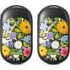 OCOOPA Magnetic Hand Warmers Rechargeable 2 Pack, AI Electric Handwarmers, Fast Heating, 3-Settings, UL Certified, Portable Heater, Gloves Fitting, Travel Essentials, Gifts Women Men, UT3 Lite(Artists in bloom- Painted in bloom)