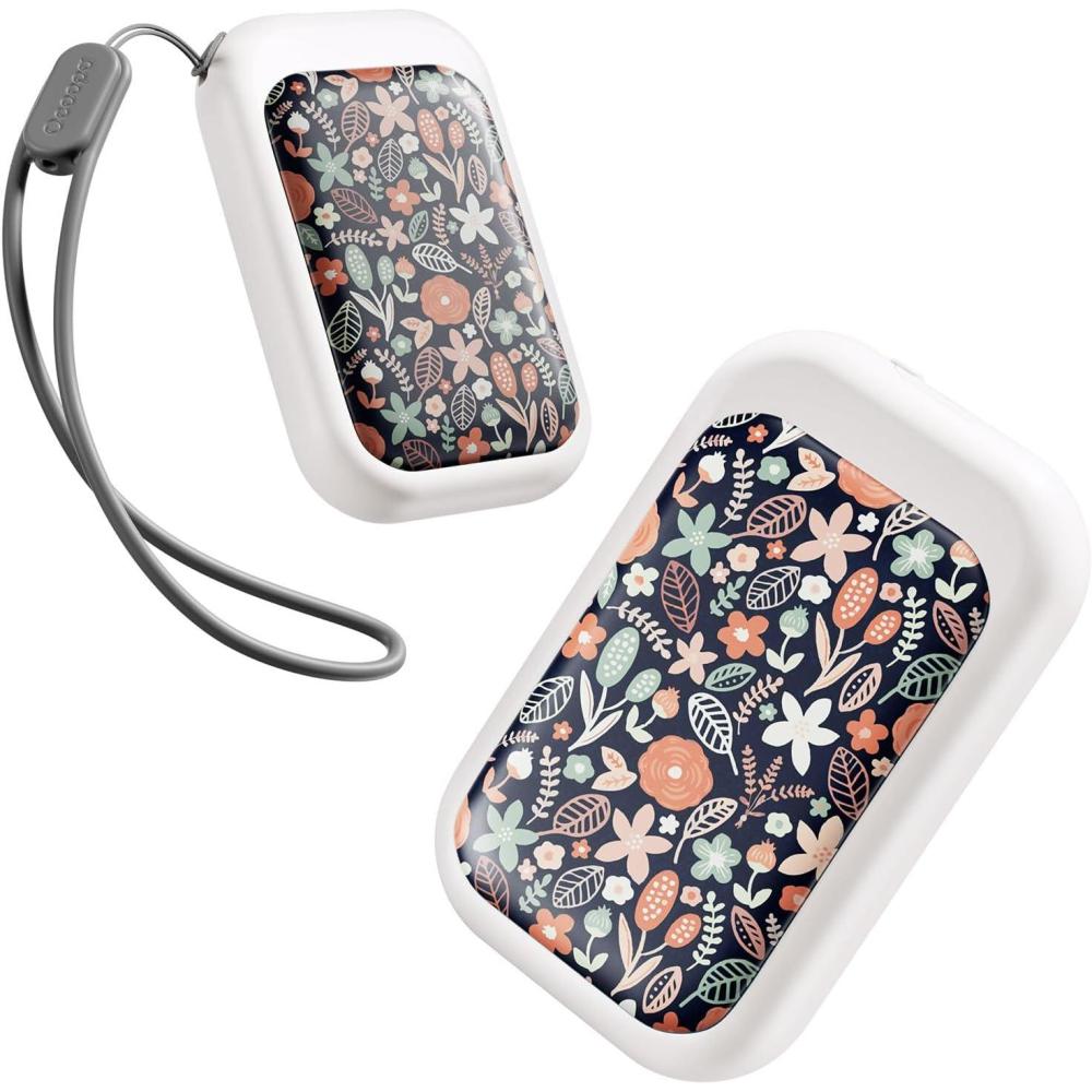 imageOCOOPA AI Magnetic Hand Warmers Rechargeable 2 Pack 5000mAh UltraThin Electric Glove Heater HandwarmerUL Certified Men Women Gifts for ChristmasBirthdayWinter EssentialsUT4 YoungFloraFlameOcoopa x Collab Edition