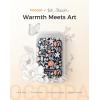 OCOOPA AI Magnetic Hand Warmers Rechargeable 2 Pack, 5000mAh Ultra-Thin Electric Glove Heater Handwarmer,UL Certified, Men Women Gifts for Christmas,Birthday,Winter Essentials,UT4 Young(FloraFlame(Ocoopa x Collab Edition))