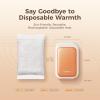 OCOOPA AI Magnetic Hand Warmers Rechargeable 2 Pack, 5000mAh Ultra-Thin Electric Glove Heater Handwarmer,UL Certified, Men Women Gifts for Christmas,Birthday,Winter Essentials,UT4 Young(Blossom)