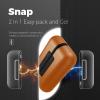 OCOOPA Hand Warmers Rechargeable 2 Pack, Magnetic Electric Handwarmer, 4 Levels Heat Up to 136℉, USB-C Portable Charger 10000mAh, Raynauds, Golf, Tech Gifts for Men, UT2s(MagTwins)(Chocolate orange)
