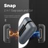 OCOOPA Hand Warmers Rechargeable 2 Pack, Magnetic Electric Handwarmer, 4 Levels Heat Up to 136℉, USB-C Portable Charger 10000mAh, Raynauds, Golf, Tech Gifts for Men, UT2s(MagTwins)(Gray)