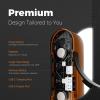 OCOOPA Hand Warmers Rechargeable 2 Pack, Magnetic Electric Handwarmer, 4 Levels Heat Up to 136℉, USB-C Portable Charger 10000mAh, Raynauds, Golf, Tech Gifts for Men, UT2s(MagTwins)(Chocolate orange)