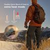 OCOOPA IP56 Waterproof Hand Warmers Rechargeable 10000mAh, Extra Heat Mode,16hrs Heat, Handwarmer with Torchlight, PD & QC Electric Hand Warmer, Winter Outdoor Gifts for Men Hunting Camping Hiking(Black)