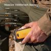 OCOOPA IP56 Waterproof Hand Warmers Rechargeable 10000mAh, Extra Heat Mode,16hrs Heat, Handwarmer with Torchlight, PD & QC Electric Hand Warmer, Winter Outdoor Gifts for Men Hunting Camping Hiking(Black)