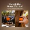 OCOOPA Magnetic Rechargeable Hand Warmers 2 Pack, Card-Style Electric Hand Warmer 5000mAh, Pocket Portable Hands Heater, UL Certified, 3 Heat Settings, Tech Gifts for Men, Purse Must Haves, UT4 Young(Sun Orange)