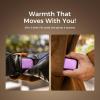 OCOOPA Magnetic Rechargeable Hand Warmers 2 Pack, Card-Style Electric Hand Warmer 5000mAh, Pocket Portable Hands Heater, UL Certified, 3 Heat Settings, Tech Gifts for Men, Purse Must Haves, UT4 Young(Elegant Purple)