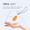 OCOOPA Magnetic Rechargeable Hand Warmers 2 Pack, Ultrathin Electric Handwarmers, Portable Pocket-Sized Heater, for Men, Women Purse Must Haves, Union UT3 Lite(Orange)