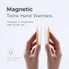 OCOOPA Magnetic Rechargeable Hand Warmers 2 Pack, Ultrathin Electric Handwarmers, Portable Pocket-Sized Heater, for Men, Women Purse Must Haves, Union UT3 Lite(Orange)