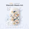 OCOOPA Magnetic Rechargeable Hand Warmers 2 Pack, Ultrathin Electric Handwarmers, Portable Pocket-Sized Heater, for Men, Women Purse Must Haves, Union UT3 Lite(Meadow Floral)