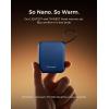 OCOOPA UT5 Nano Rechargeable Hand Warmers 2 Pack, Compact Portable Electric Handwarmers, Pocket Warmers Heated Gloves, 3-Settings, UL Certified, Christmas Must Have, Travel Essentials, Gifts Women(Blue)