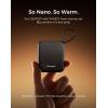 OCOOPA UT5 Nano Rechargeable Hand Warmers 2 Pack, Compact Portable Electric Handwarmers, Pocket Warmers Heated Gloves, 3-Settings, UL Certified, Christmas Must Have, Travel Essentials, Gifts Women(Black)