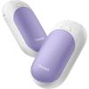 OCOOPA Magnetic Rechargeable Hand Warmers 2 Pack, Ultrathin Electric Handwarmers, Portable Pocket-Sized Heater, for Men, Women Purse Must Haves, Union UT3 Lite(Purple)