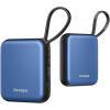 OCOOPA UT5 Nano Rechargeable Hand Warmers 2 Pack, Compact Portable Electric Handwarmers, Pocket Warmers Heated Gloves, 3-Settings, UL Certified, Christmas Must Have, Travel Essentials, Gifts Women(Blue)