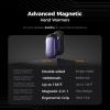 OCOOPA AI Smart Magnetic Double-Sided Heating Hand Warmers Rechargeable 2 Pack,10000mAh Electric Heater, Larger Warming Surface, 4 Heat Levels, Max 136°F, Men Gifts for Christmas,UT3 PRO(Royal Purple)
