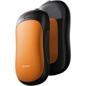 OCOOPA AI Smart Magnetic Double-Sided Heating Hand Warmers Rechargeable 2 Pack,10000mAh Electric Heater, Larger Warming Surface, 4 Heat Levels, Max 136°F, Men Gifts for Christmas,UT3 PRO(Orange)